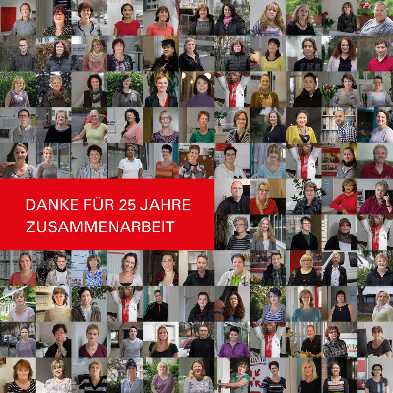 Danke für 25 Jahre Zusammenarbeit